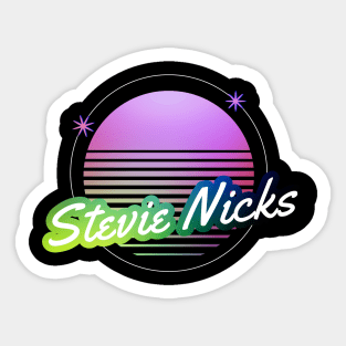 stevie nicks retro dark moon Sticker